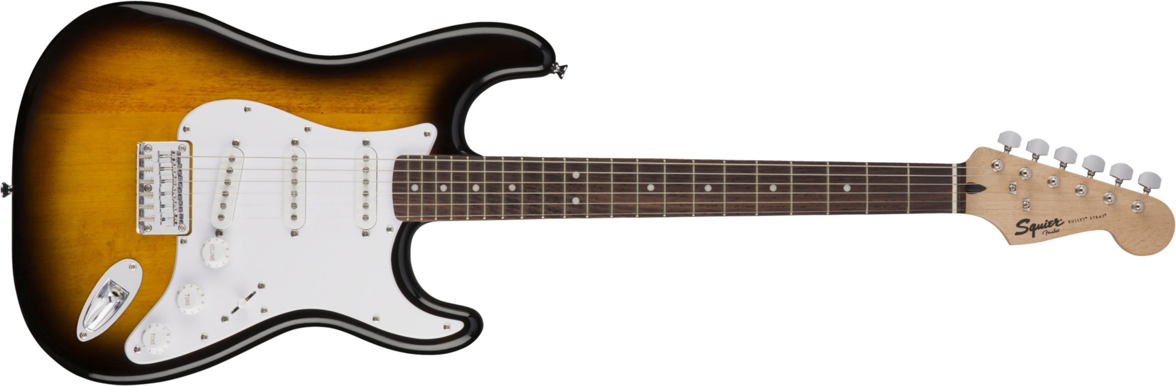 Squier Bullet Stratocaster Ht Sss Lau - Brown Sunburst - Elektrische gitaar in Str-vorm - Main picture