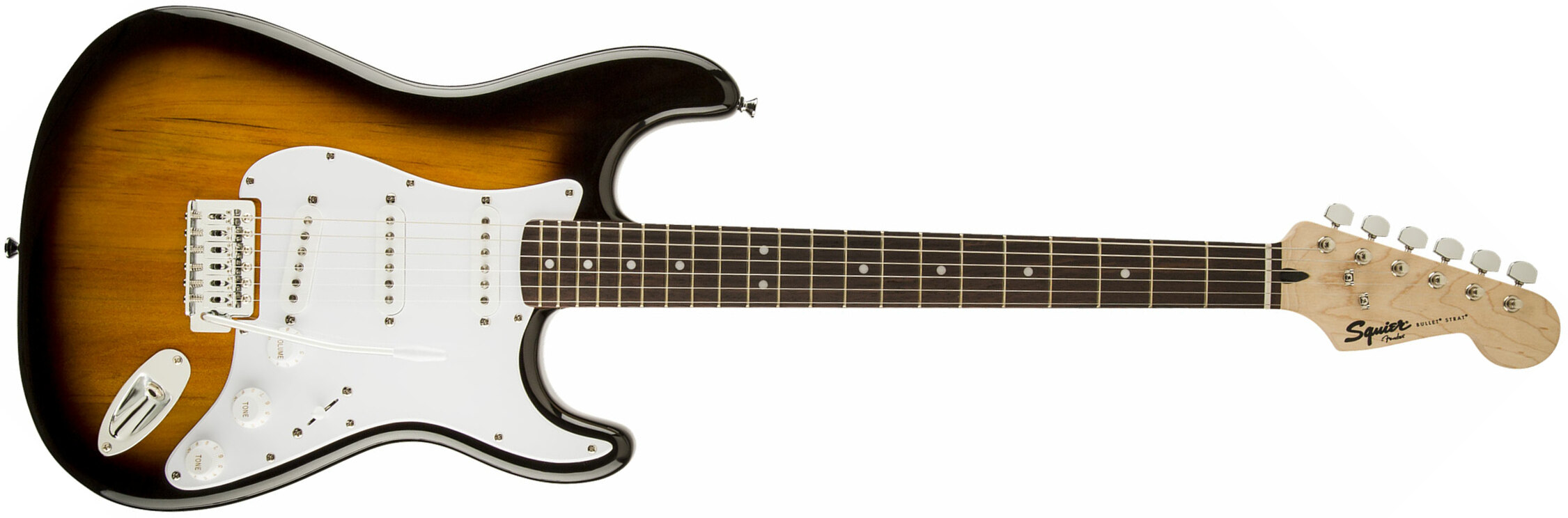 Squier Bullet Stratocaster With Tremolo Sss Lau - Brown Sunburst - Elektrische gitaar in Str-vorm - Main picture