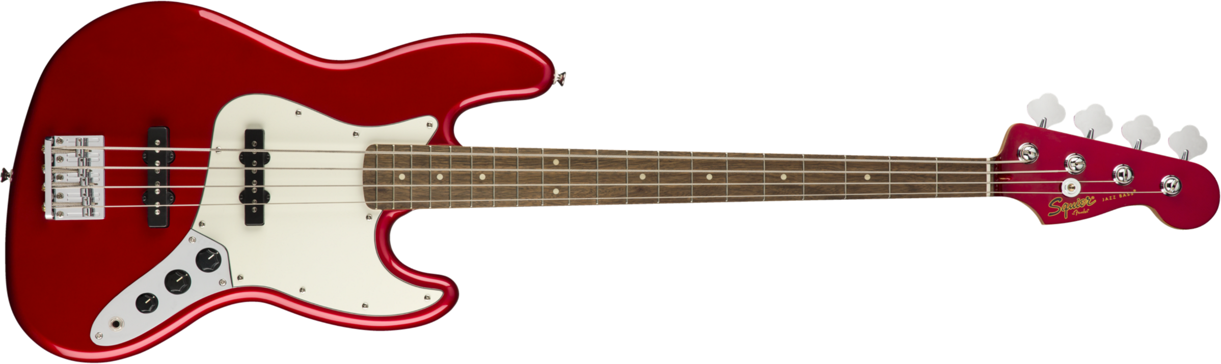 Squier Contemporary Jazz Bass Lau - Metallic Red - Solid body elektrische bas - Main picture