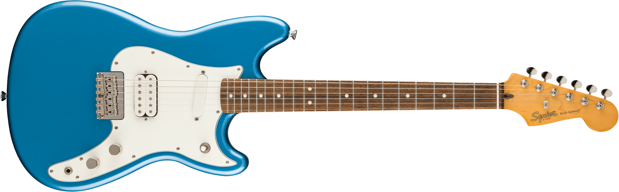 Squier Duo-sonic Hs Classic Vibe Shsc Ht Lau - Lake Placid Blue - Retro-rock elektrische gitaar - Main picture