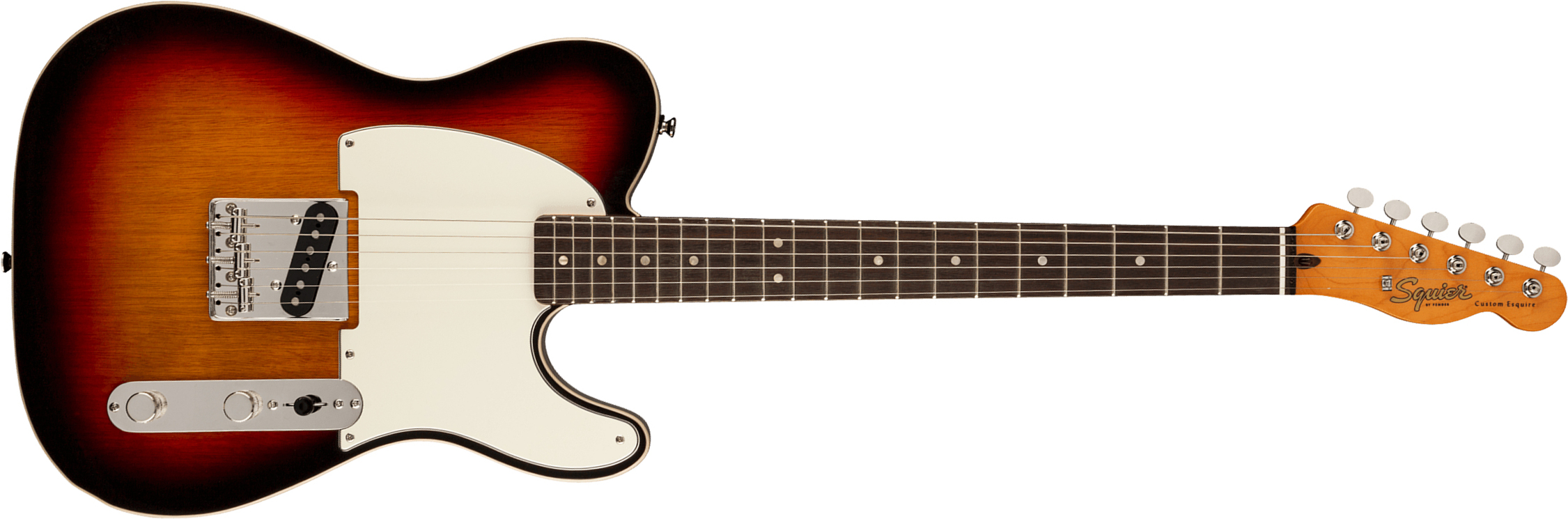 Squier Esquire Tele '60s Custom Classic Vibe Fsr Ltd Lau - 3 Color Sunburst - Televorm elektrische gitaar - Main picture