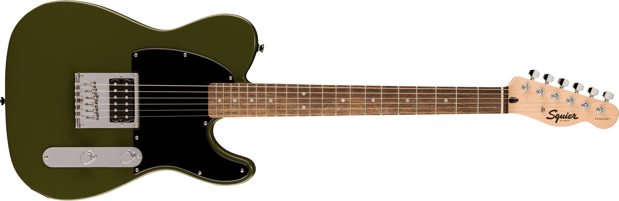 Squier Esquire / Tele H Sonic 1h Ht Mn - Olive - Elektrische gitaar in Strat vorm - Main picture