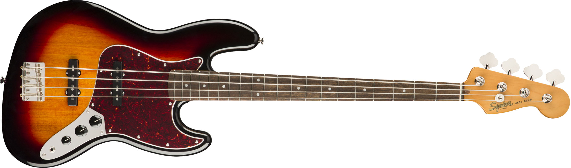 Squier Jazz Bass Classic Vibe 60s 2019 Lau - 3-color Sunburst - Solid body elektrische bas - Main picture