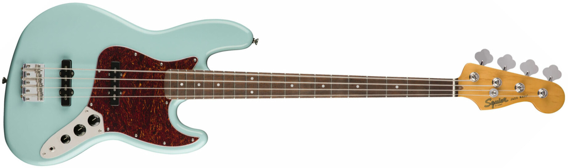 Squier Jazz Bass Classic Vibe 60s 2019 Lau - Daphne Blue - Solid body elektrische bas - Main picture