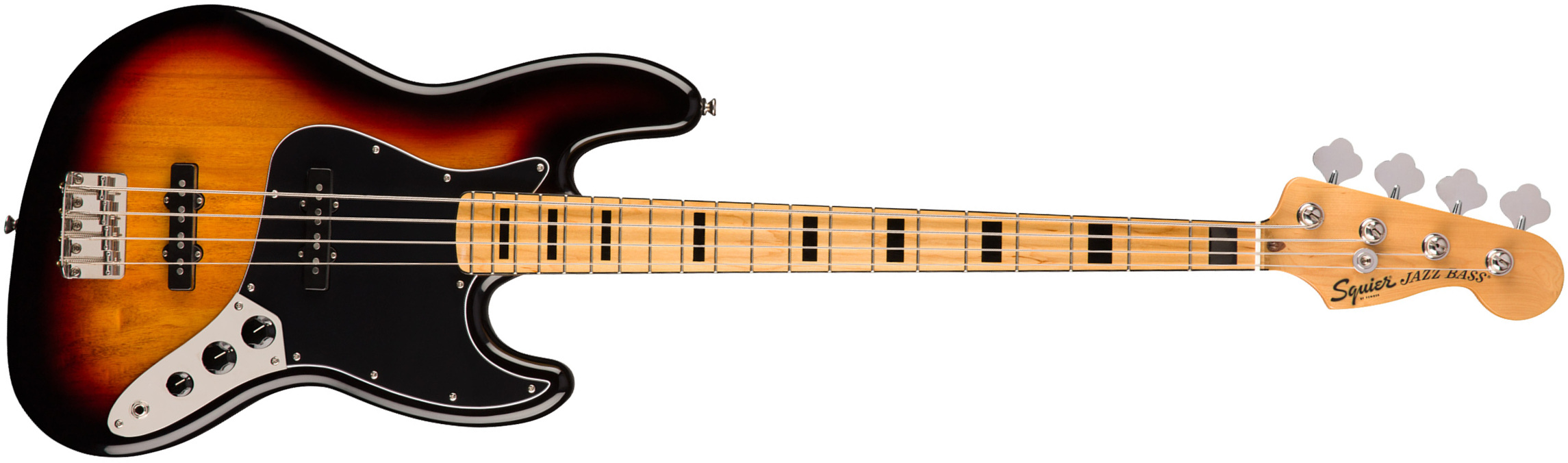 Squier Jazz Bass Classic Vibe 70s 2019 Mn - 3-color Sunburst - Solid body elektrische bas - Main picture