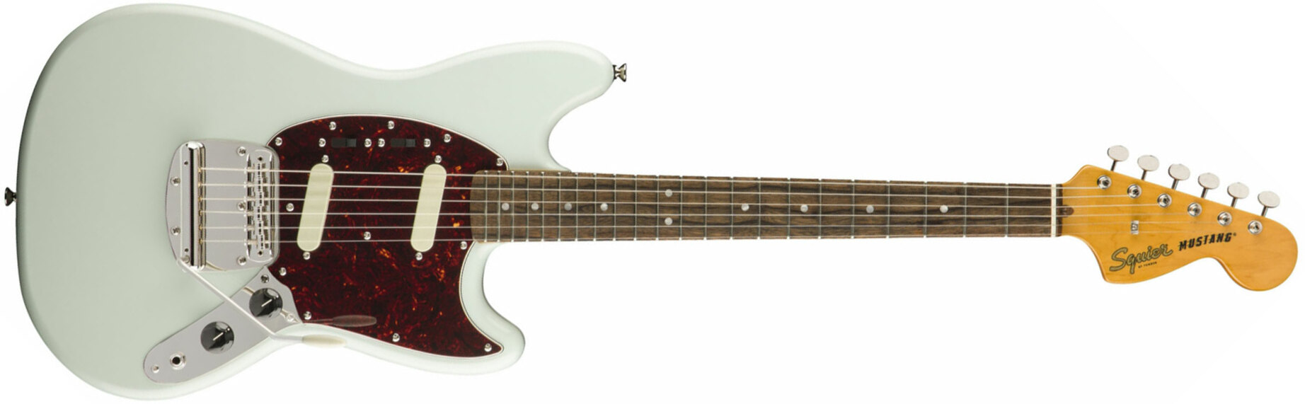 Squier Mustang  Classic Vibe 60s 2019 Lau - Sonic Blue - Retro-rock elektrische gitaar - Main picture