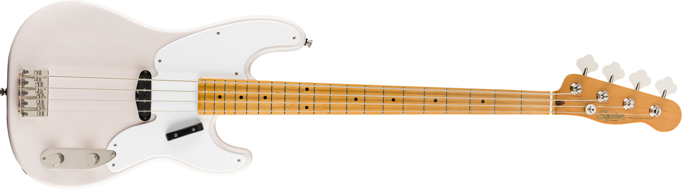 Squier Precision Bass '50s Classic Vibe 2019 Mn - White Blonde - Solid body elektrische bas - Main picture
