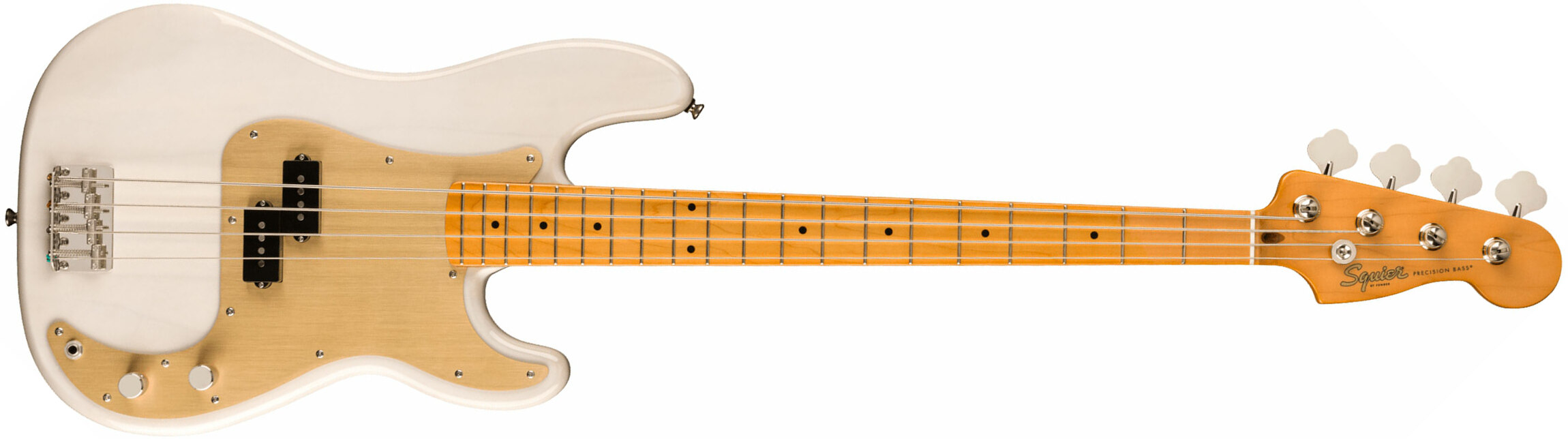 Squier Precision Bass Late '50s Classic Vibe Fsr Ltd Mn - White Blonde - Solid body elektrische bas - Main picture