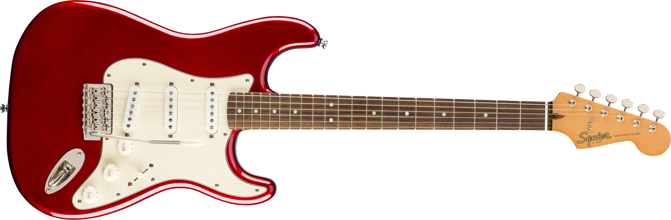 Squier Strat '60s Classic Vibe 2019 Lau 2019 - Candy Apple Red - Elektrische gitaar in Str-vorm - Main picture