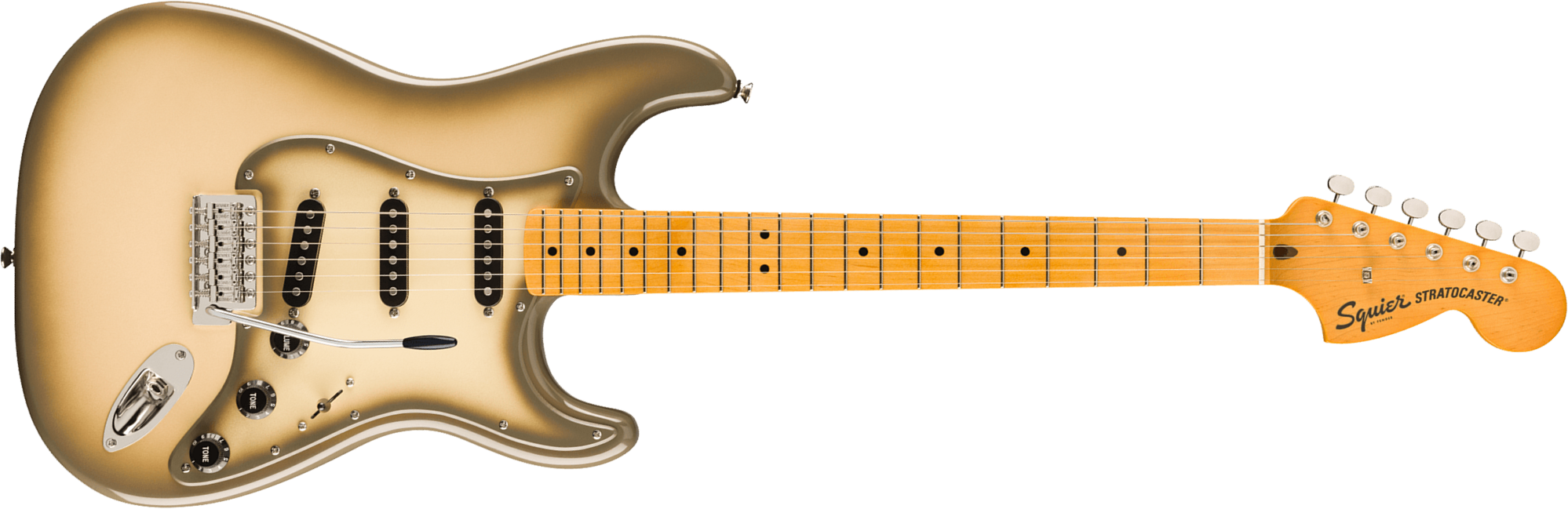 Squier Strat 70s Classic Vibe Fsr Ltd 3s Trem Mn - Antigua - Elektrische gitaar in Strat vorm - Main picture