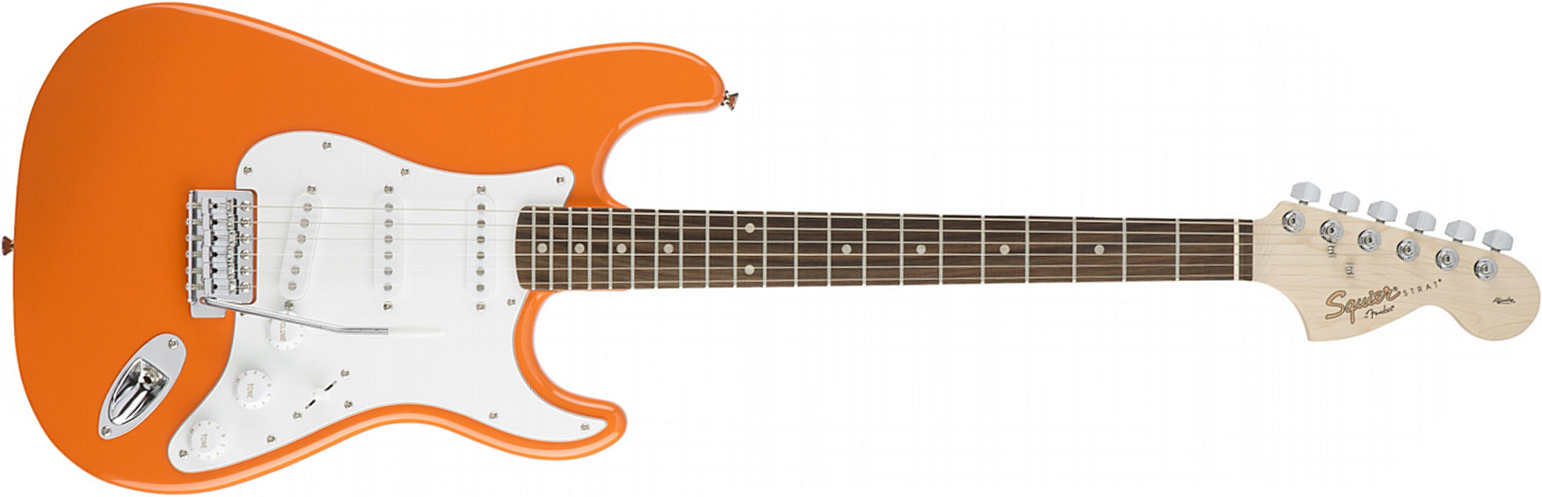 Squier Strat Affinity Series 3s Lau - Competition Orange - Elektrische gitaar in Str-vorm - Main picture