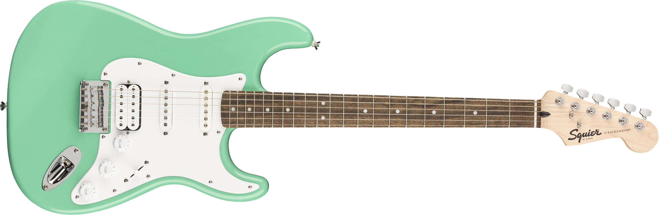 Squier Strat Bullet Fsr Ltd Hss Ht Lau - Sea Foam Green - Elektrische gitaar in Str-vorm - Main picture