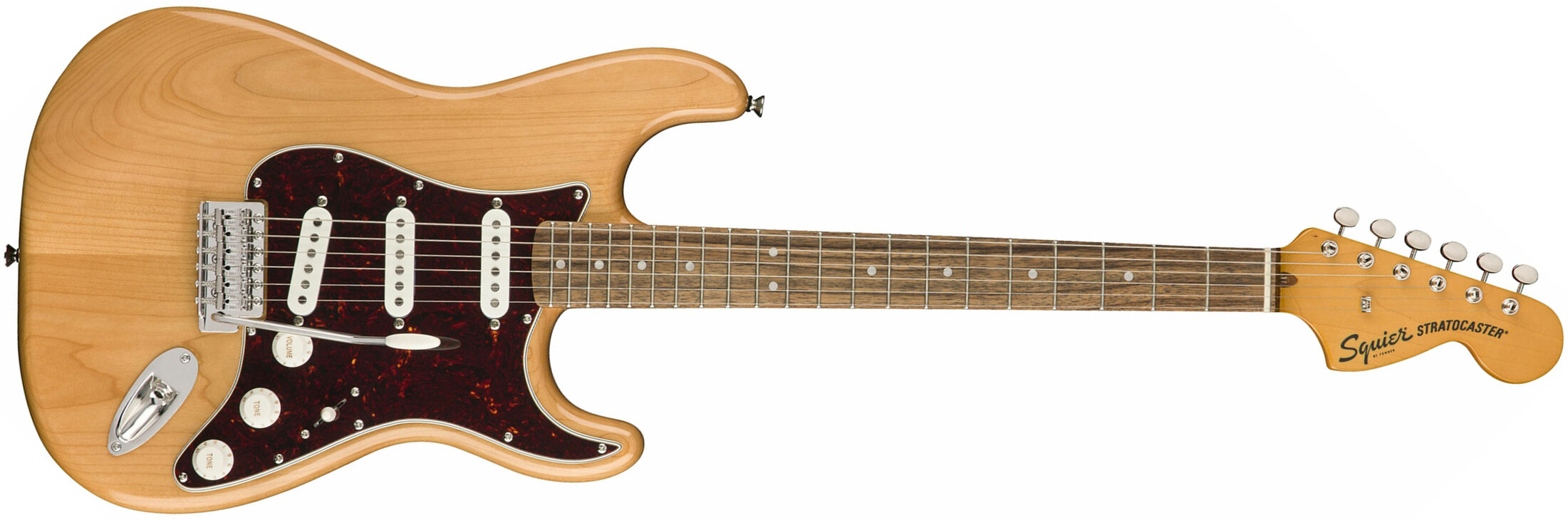 Squier Strat Classic Vibe 70s 2019 Lau - Natural - Elektrische gitaar in Str-vorm - Main picture