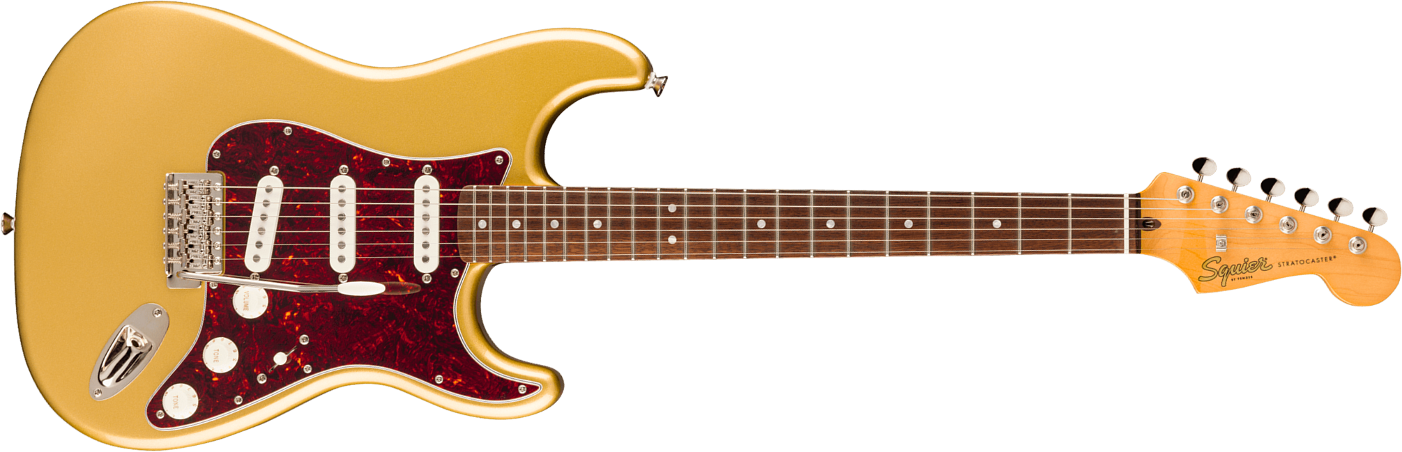 Squier Strat Classic Vibe Fsr Ltd 3s Trem Lau - Aztec Gold - Elektrische gitaar in Str-vorm - Main picture