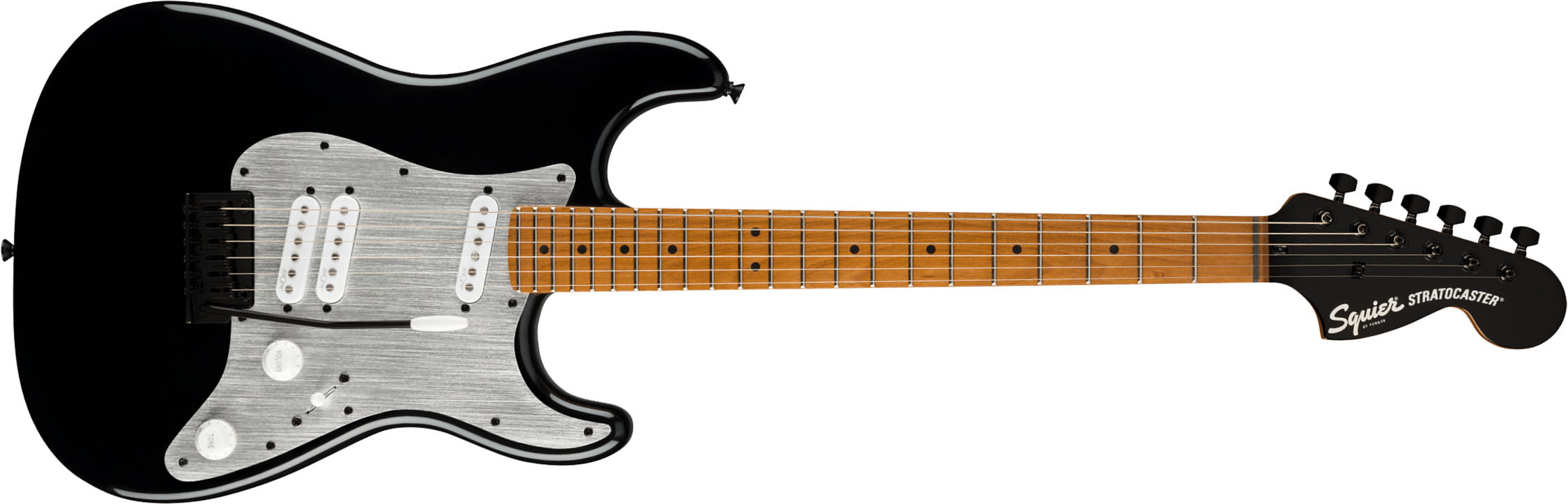 Squier Strat Contemporary Special Sss Trem Mn - Black - Elektrische gitaar in Str-vorm - Main picture