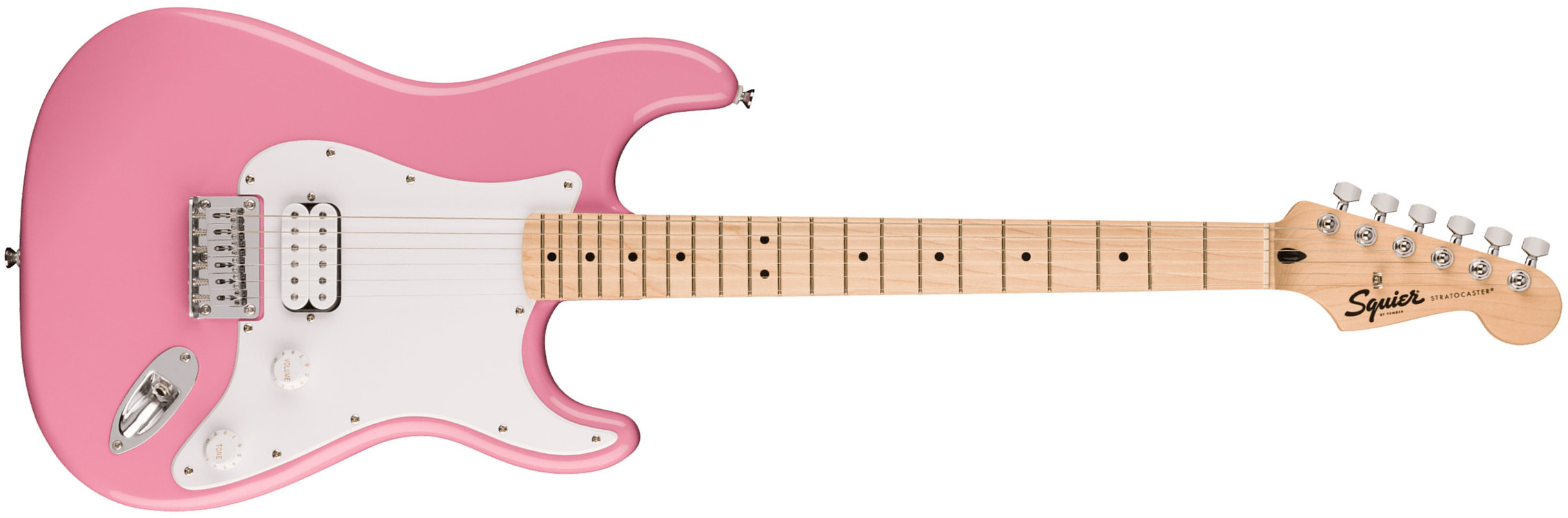 Squier Strat Sonic Hardtail H Ht Mn - Flash Pink - Elektrische gitaar in Str-vorm - Main picture