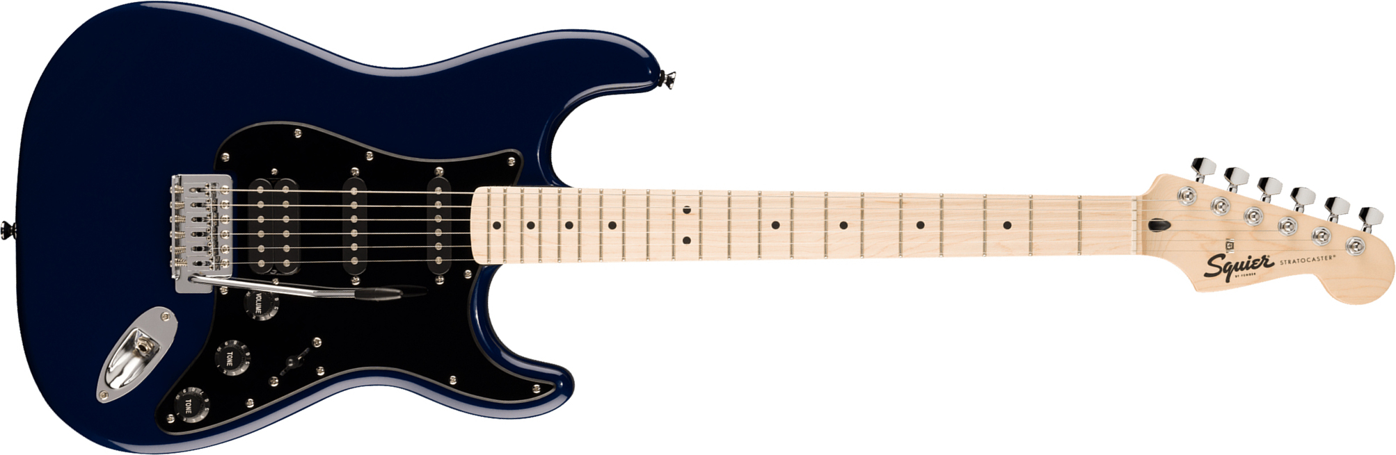 Squier Strat Sonic Hss Trem Mn - Midnight Blue - Elektrische gitaar in Strat vorm - Main picture