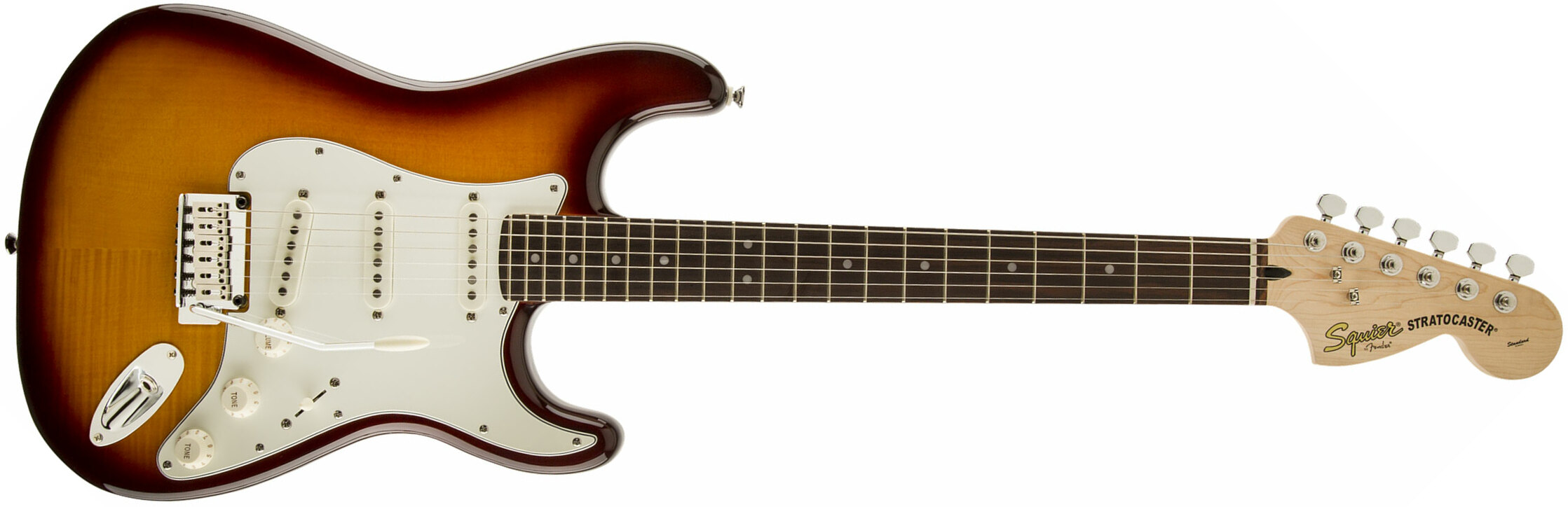 Squier Strat Standard Fmt Il - Amber Sunburst - Elektrische gitaar in Str-vorm - Main picture