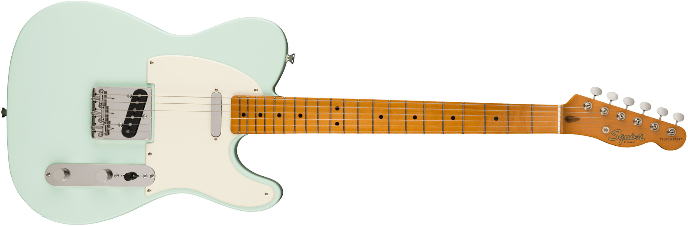 Squier Tele '50s Parchment Pickguard Classic Vibe Fsr 2s Ht Mn - Sonic Blue - Televorm elektrische gitaar - Main picture