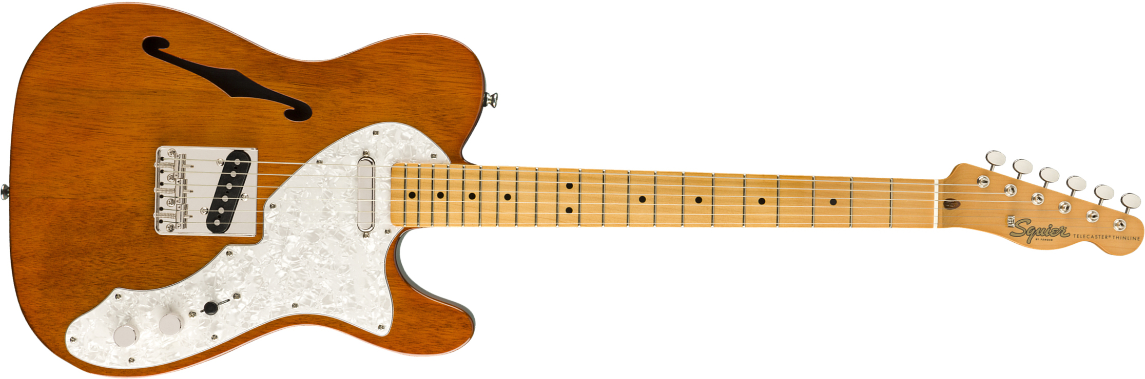 Squier Tele '60s Thinline Classic Vibe 2019 Mn - Natural - Semi hollow elektriche gitaar - Main picture