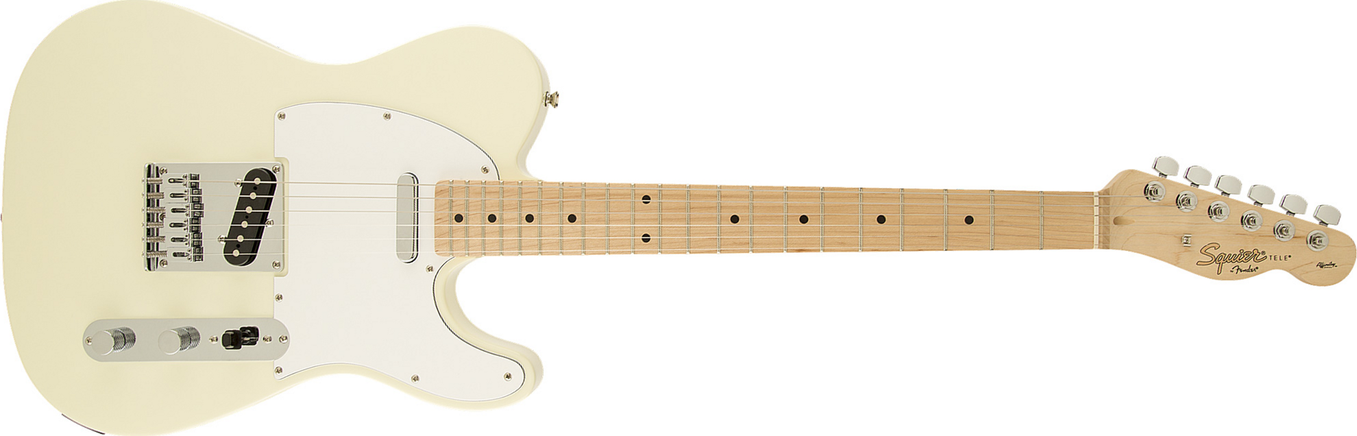 Squier Tele Affinity Series 2013 Mn - Arctic White - Televorm elektrische gitaar - Main picture