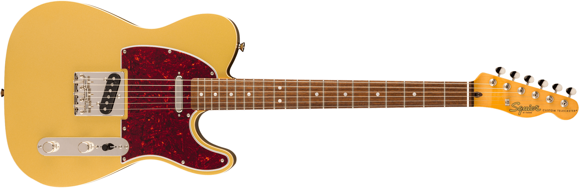 Squier Tele Classic Vibe Fsr Ltd 2s Ht Lau - Aztec Gold - Televorm elektrische gitaar - Main picture