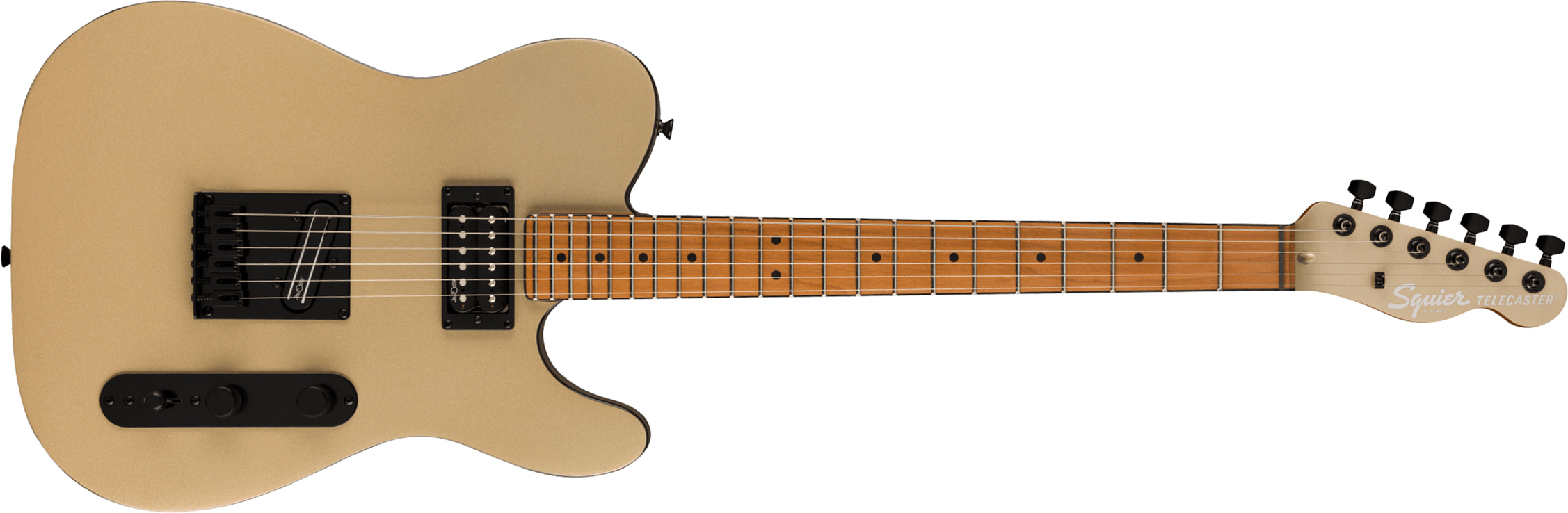 Squier Tele Contemporary Rh Hh Ht Mn - Shoreline Gold - Televorm elektrische gitaar - Main picture