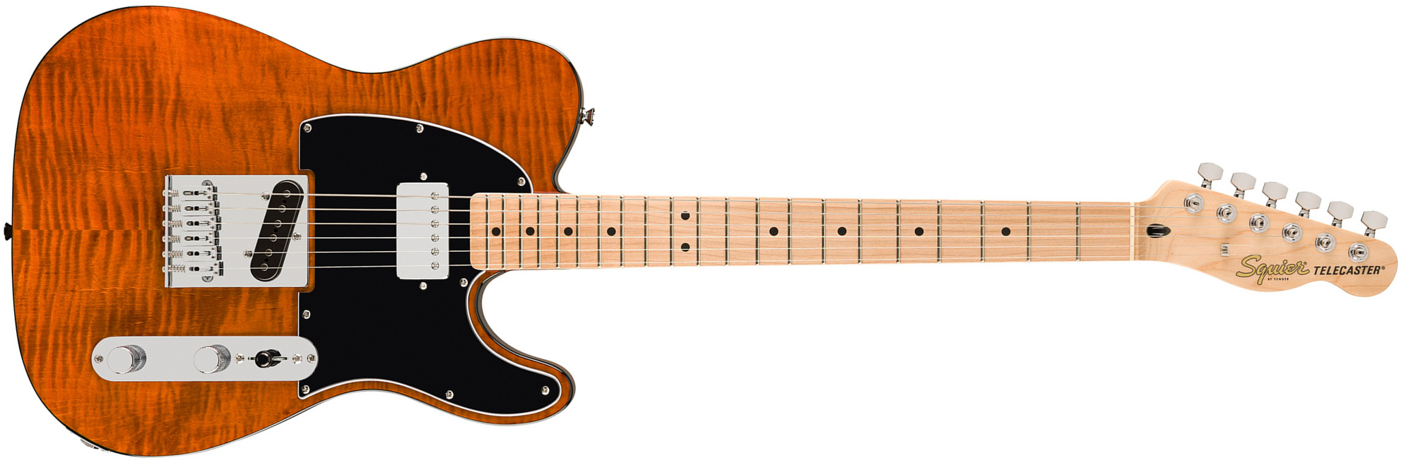 Squier Tele Fmt Sh Affinity Ht Lau - Mocha - Televorm elektrische gitaar - Main picture