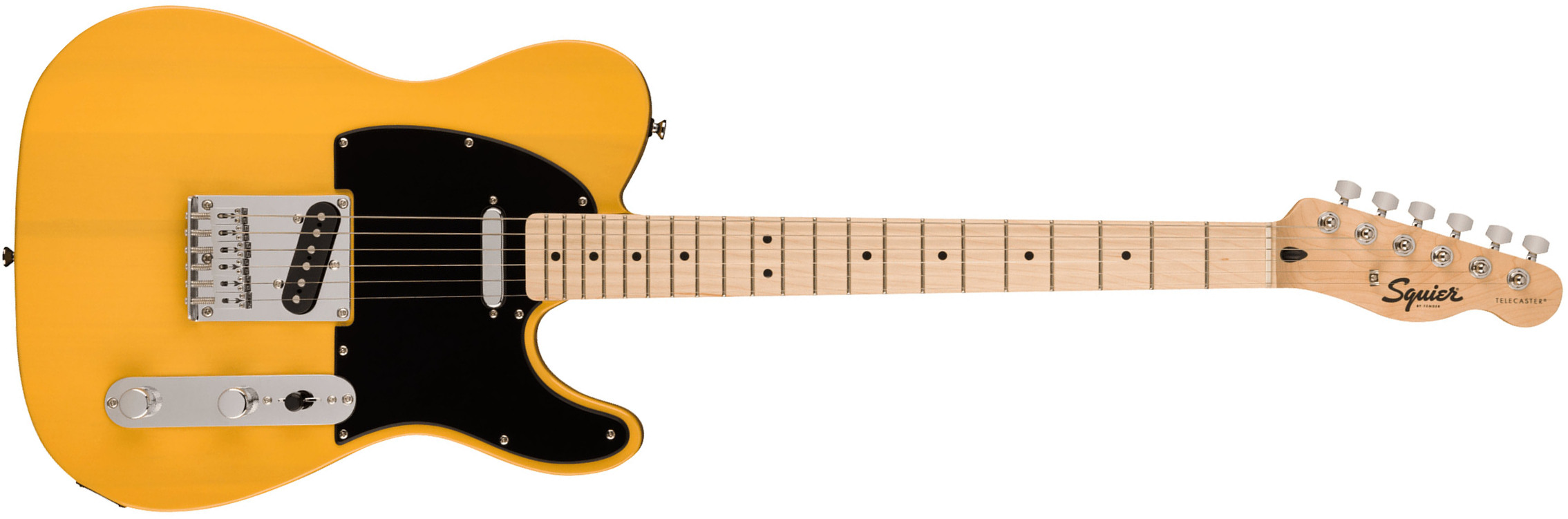 Squier Tele Sonic 2s Ht Mn - Butterscotch Blonde - Televorm elektrische gitaar - Main picture