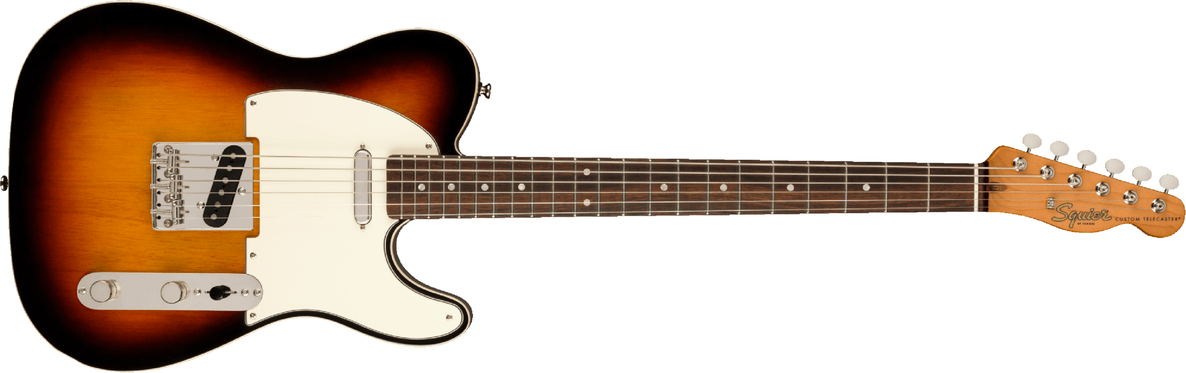 Squier Telecaster Classic Vibe Baritone Custom Ht Rw - 3-color Sunburst - Bariton elektrische gitaar - Main picture