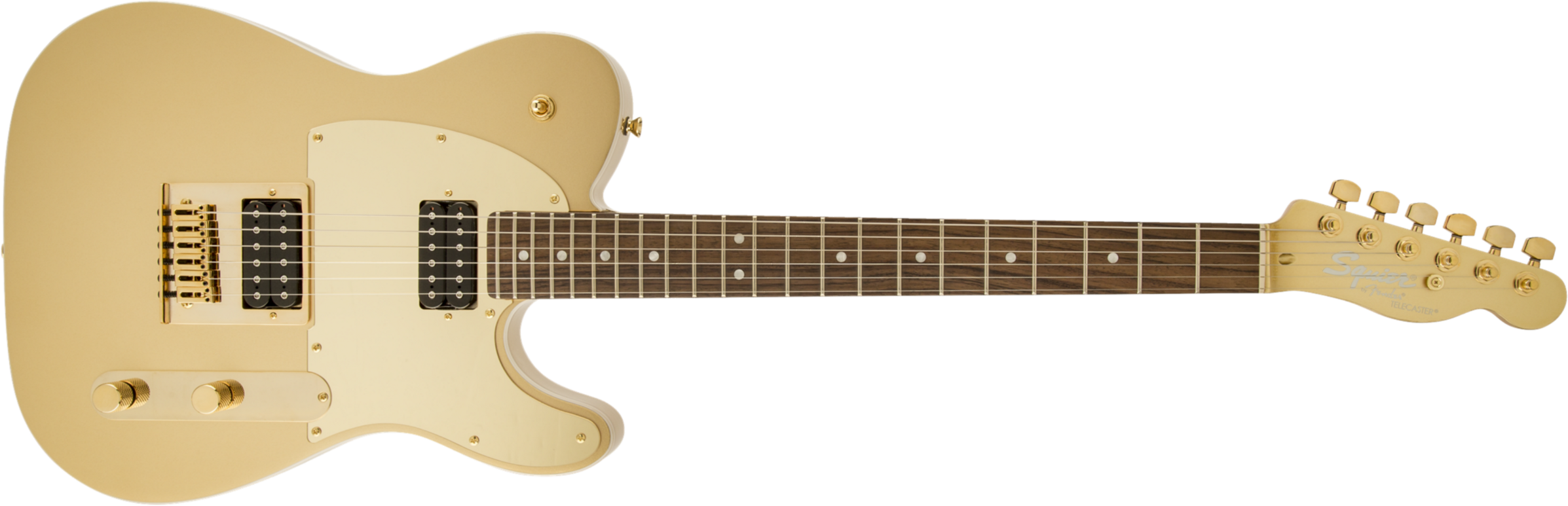 Squier Telecaster J5 (lau) - Frost Gold - Televorm elektrische gitaar - Main picture