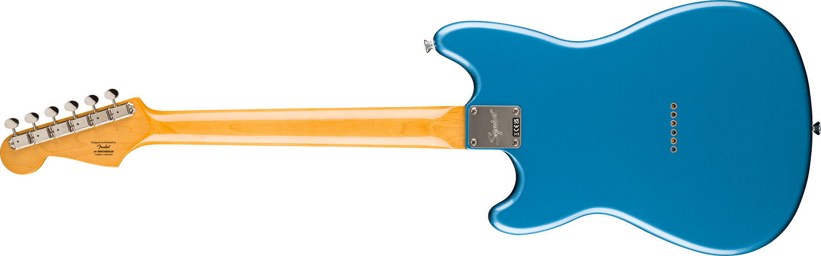 Squier Duo-sonic Hs Classic Vibe Shsc Ht Lau - Lake Placid Blue - Retro-rock elektrische gitaar - Variation 1