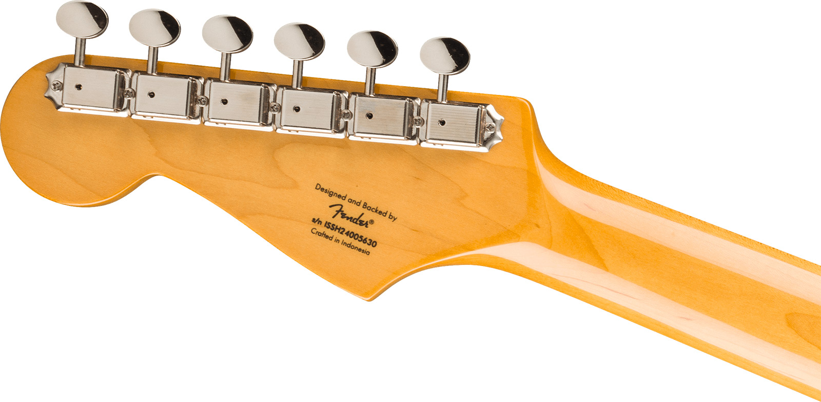 Squier Duo-sonic Hs Classic Vibe Shsc Ht Lau - Desert Sand - Retro-rock elektrische gitaar - Variation 4