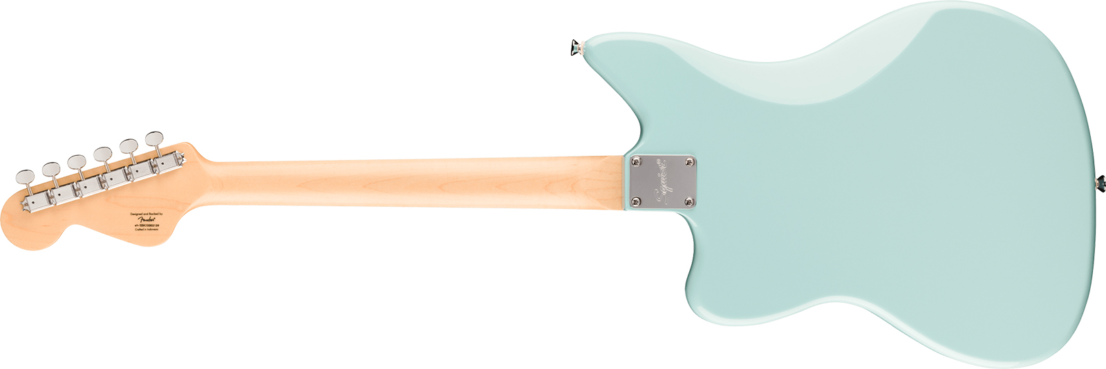 Squier Electric Vi Paranormal Shsc 2s Trem Lau - Daphne Blue - Retro-rock elektrische gitaar - Variation 1