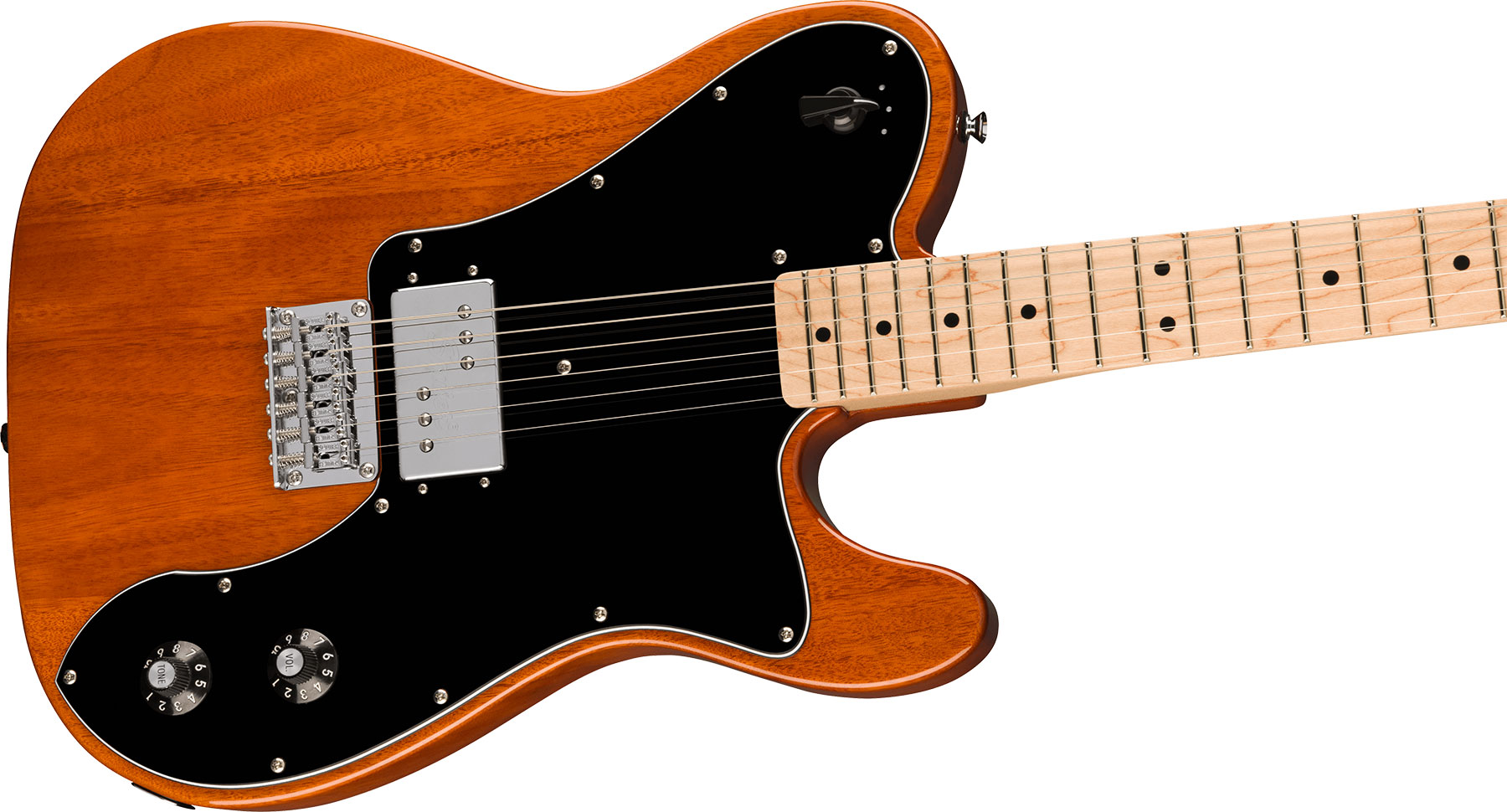 Squier Esquire Deluxe Paranormal 1h Ht Mn - Mocha - Elektrische gitaar in Str-vorm - Variation 2