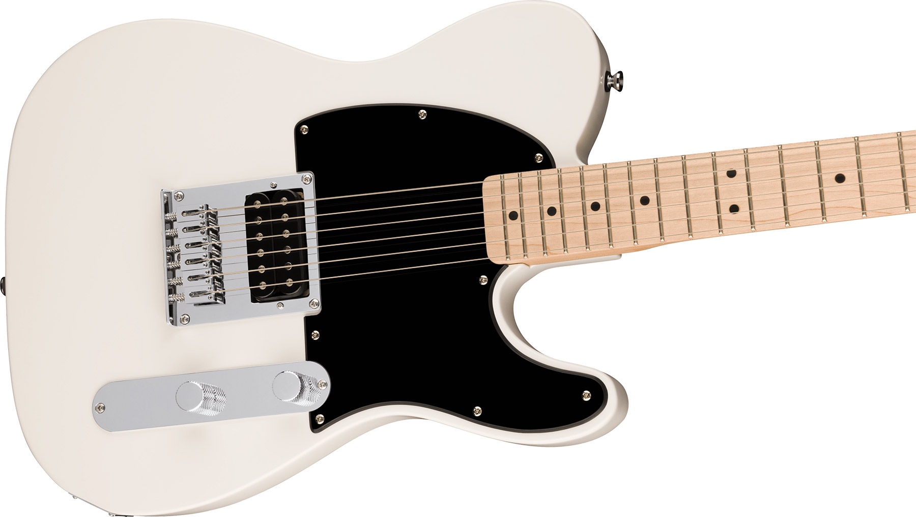 Squier Esquire/tele Sonic H Ht Mn - Arctic White - Televorm elektrische gitaar - Variation 2