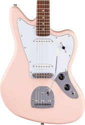 Retro-rock elektrische gitaar Squier FSR Affinity Jaguar - shell pink