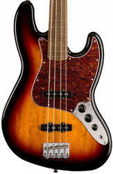 Solid body elektrische bas Squier Classic Vibe '60s Jazz Bass Fretless (LAU) - 3-color sunburst