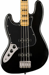 Solid body elektrische bas Squier Classic Vibe '70s Jazz Bass Gaucher (MN) - Black