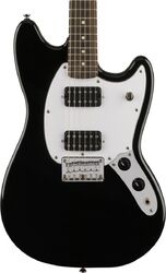 Retro-rock elektrische gitaar Squier Mustang Bullet HH - Black