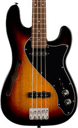 Solid body elektrische bas Squier Paranormal Precision Bass Thinline SJ - 3-Color Sunburst