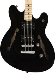 Retro-rock elektrische gitaar Squier Affinity Series Starcaster - Black