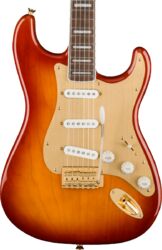 Elektrische gitaar in str-vorm Squier 40th Anniversary Stratocaster Gold Edition - Sienna sunburst