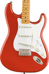Elektrische gitaar in str-vorm Squier Classic Vibe '50s Stratocaster - Fiesta red