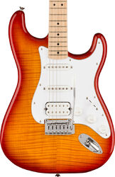 Elektrische gitaar in str-vorm Squier Affinity Series Stratocaster FMT HSS (MN) - Sienna sunburst