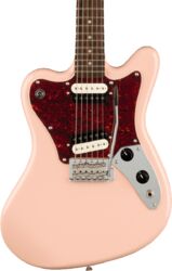 Retro-rock elektrische gitaar Squier Super-Sonic Paranormal - Shell pink