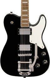 Televorm elektrische gitaar Squier Paranormal Troublemaker Telecaster Deluxe Bigsby - black