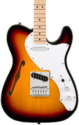 Semi hollow elektriche gitaar Squier Affinity Telecaster Thinline - 3-color sunburst
