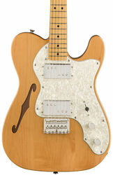 Semi hollow elektriche gitaar Squier Classic Vibe '70s Telecaster Thinline (MN) - Natural