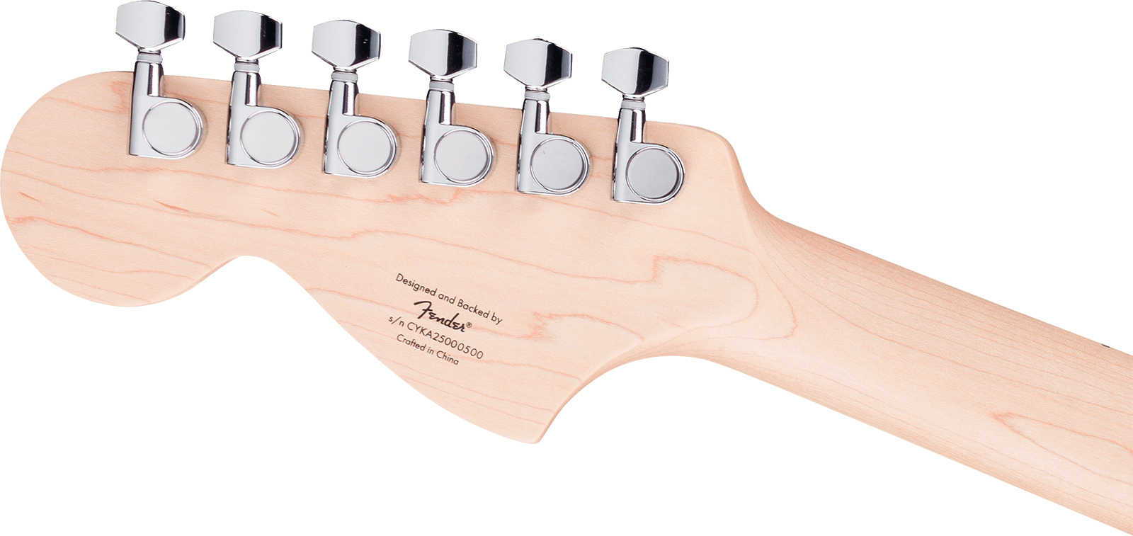 Squier Jaguar Affinity Fsr Shsc 2s Trem Mn - Daphne Blue - Retro-rock elektrische gitaar - Variation 5